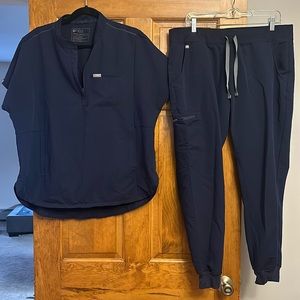 Figs Navy Blue Set- Size XL